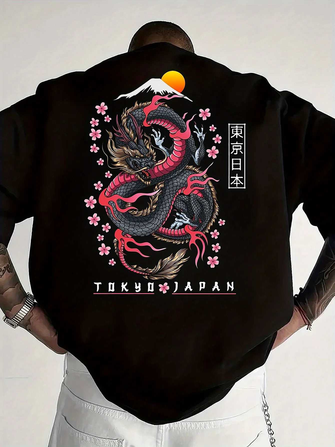 Creative Pattern Printed Tshirt Mens Summer Sweatabsorbing Breathable Top Outdoor Shortsleeved Trendy Mens ClothingXJ251023
