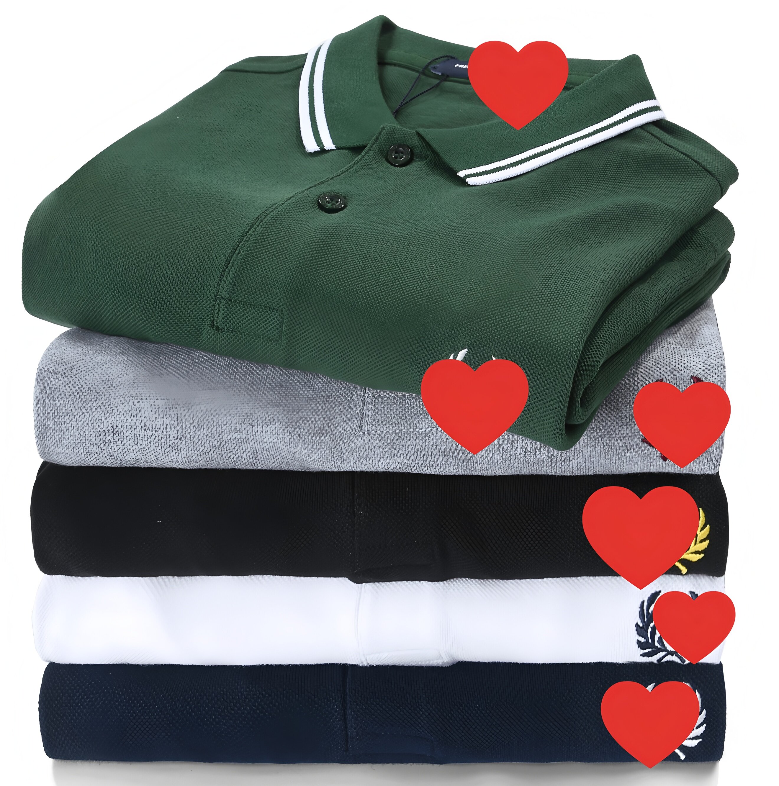 2026 Designer POLO Cotton Short Sleeved Embroidered Tees & Polos FB Brand Chest Logo Lapel T-shirt Women Clothing