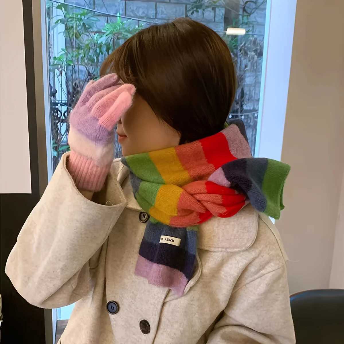 Korean Style Winter Thick Warm Scarf Women Cashmere Shawl and Wraps Neckerchief Bufanda Female Long Tessel Echarpe 2025 J251113