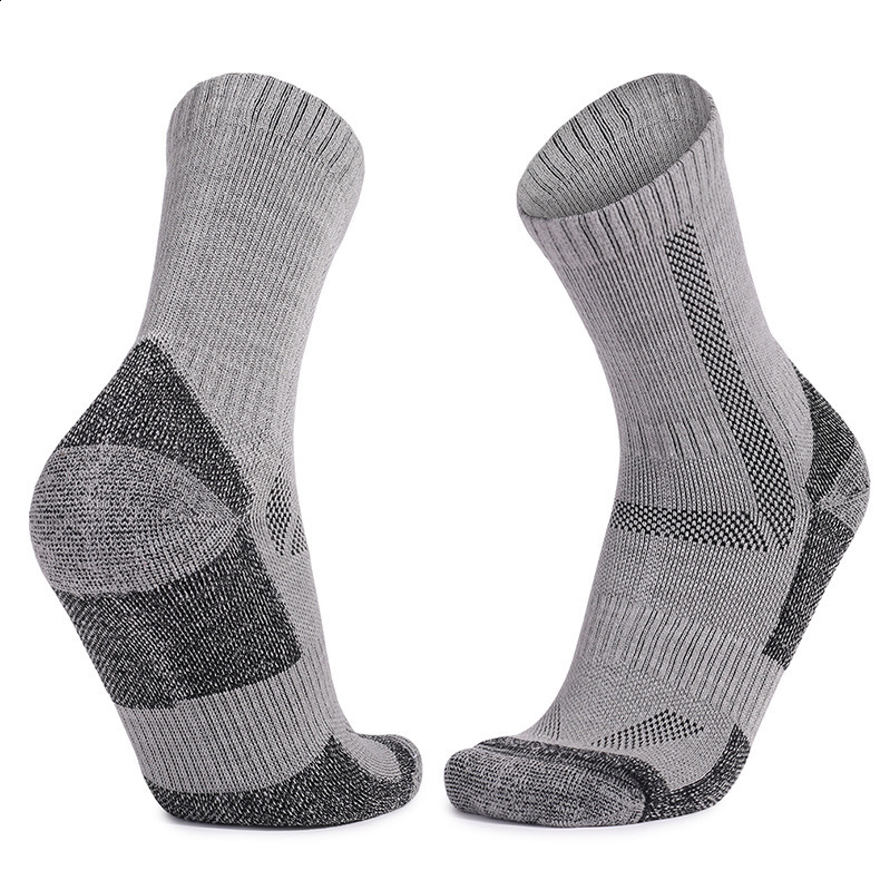Mens Merino Wool Socks Hiking 80% Merino Wool Crew Work Socks test Breathable Odorless Christmas Long Socks 241111
