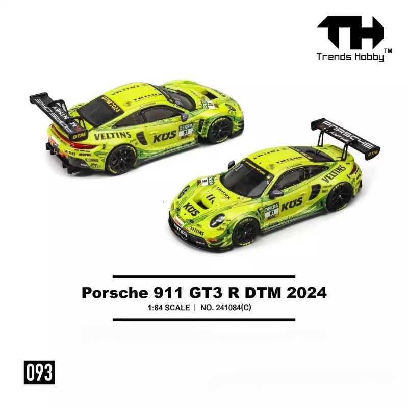 Trends Hobby 164 911 GT3 R DTM 2024 Alloy Car ModelT251023