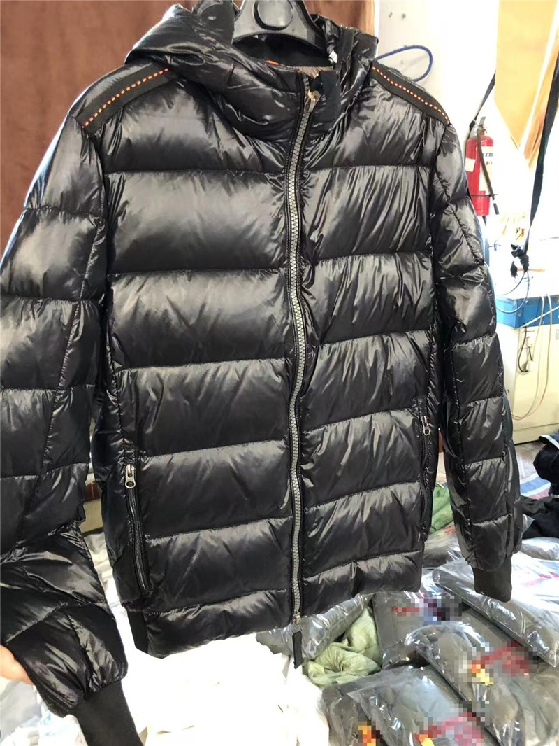 Mens Downs Jacket Mens Casual Coats with Hooded Puffers HOODED BOMBER P1289