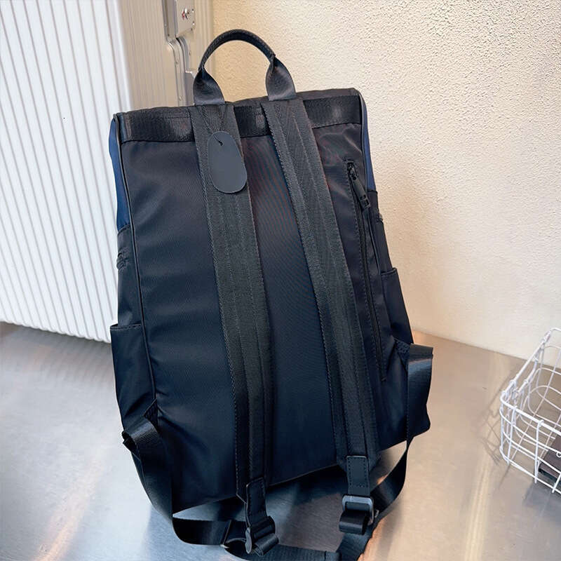 New Large Capacity Color Block Lightweight Waterproof Travel Commuter School Business Backpack Laptop Bag High Quality