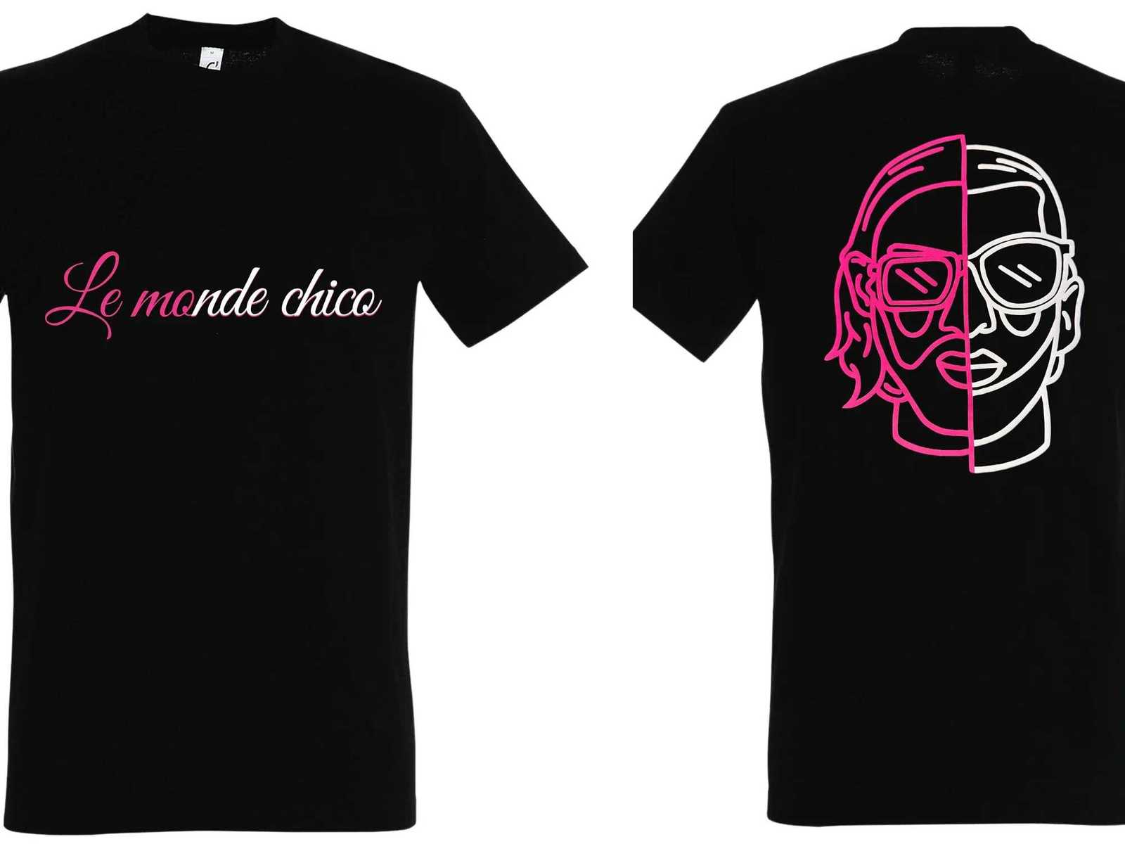Men Le Monde Chico TShirt PNL Album French Rapper Graphic Print Tshirt Men Hip Hop Fashion Short Sleeve Tee Shirt StreetwearXJ251023