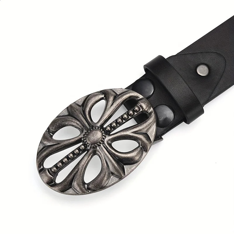 Mens Belt Bohemian Style Belt Vintage Inlaid Skeleton Head Womens Belt Riveted Belt Hip Hop Punk Rock Y2K Style Sexpot Belt 251013