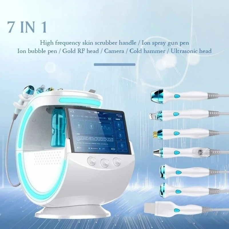 Oxygen Micro Grinder for Facial Skin Cleaning, Water-Based Skin, Rf Wrinkle Removal and Beauty Care, Latest Technology NEW