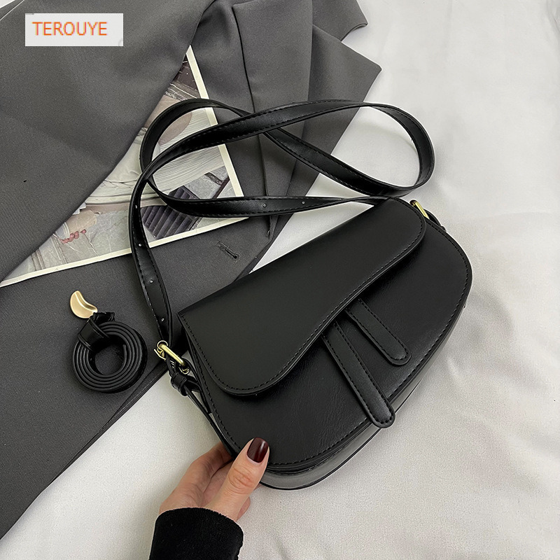Korean style niche design handbag autumn and winter new trend fashion style armpit bag versatile elegant women's shoulder bag luxury designer bag