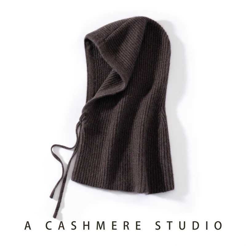New Autumn and Winter Wens Hat Cashmere Knitted Scarf Hat Outdoor Warm Fashion Girl Lady High Quality Soft ScarfW251023