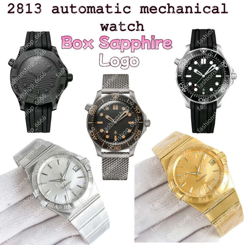 Top Men's 2813 Automatic Mechanical Movement 904L Stainless Steel/Rubber Waterproof Luminous Watch
