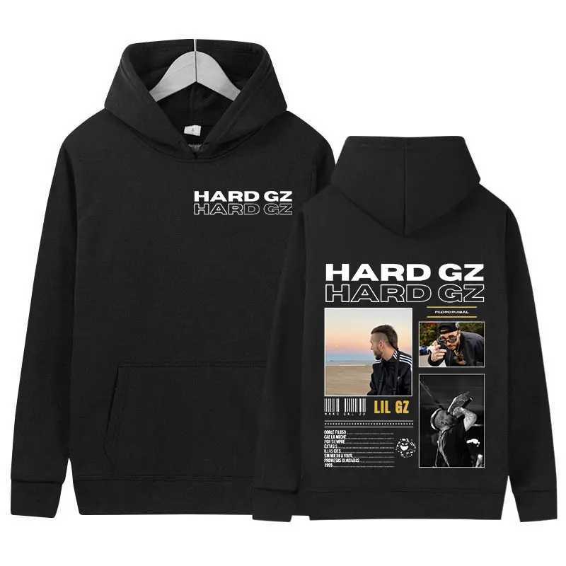 Rapper HARD GZ Tour 2025 Graphic Hoodie Men Women Hip Hop Fashion Oversized Sweatshirt Vintage Street Pullover Hooded StreetwearT251023