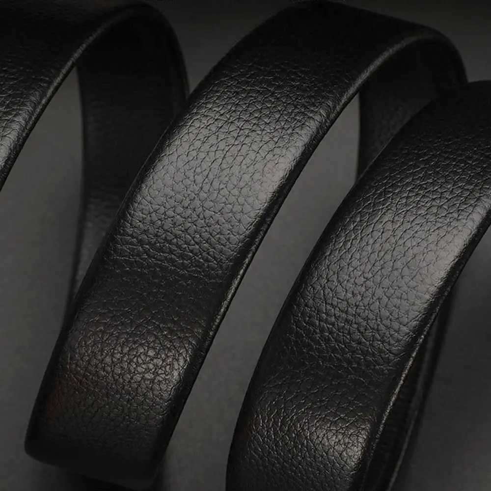 Golden Waist Buckle Rhinestone Decoration Males Luxury Belt Man Automatic Buckle Leather Belt Men Business Time To Run BeltXJ251023