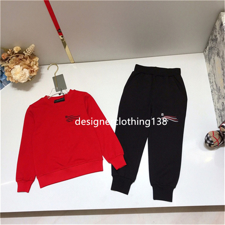 New Children Tracksuit Kids Sets Baby Boys Girls Clothing Fashion Sports Suits Hoodies Sweatshirts and Pants Brand Jacket Boy Clothes size 90-160CM A3