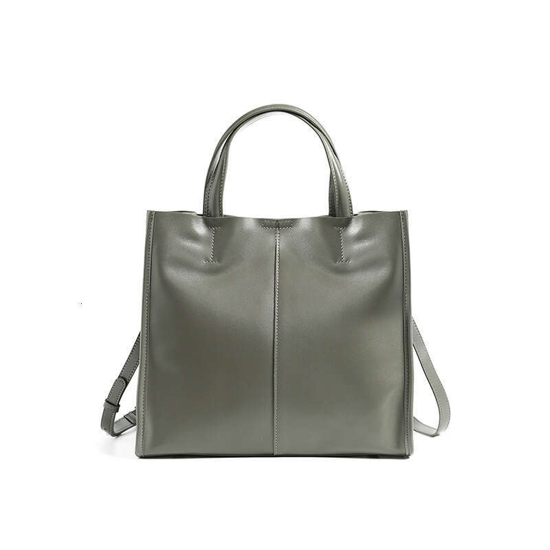 Luxury bag Autumn Winter Genuine Leather Large Capacity Shoulder Tote Bag Top Layer Vegetable Tanned Cowhide Commuting Versatile Women s Handbag