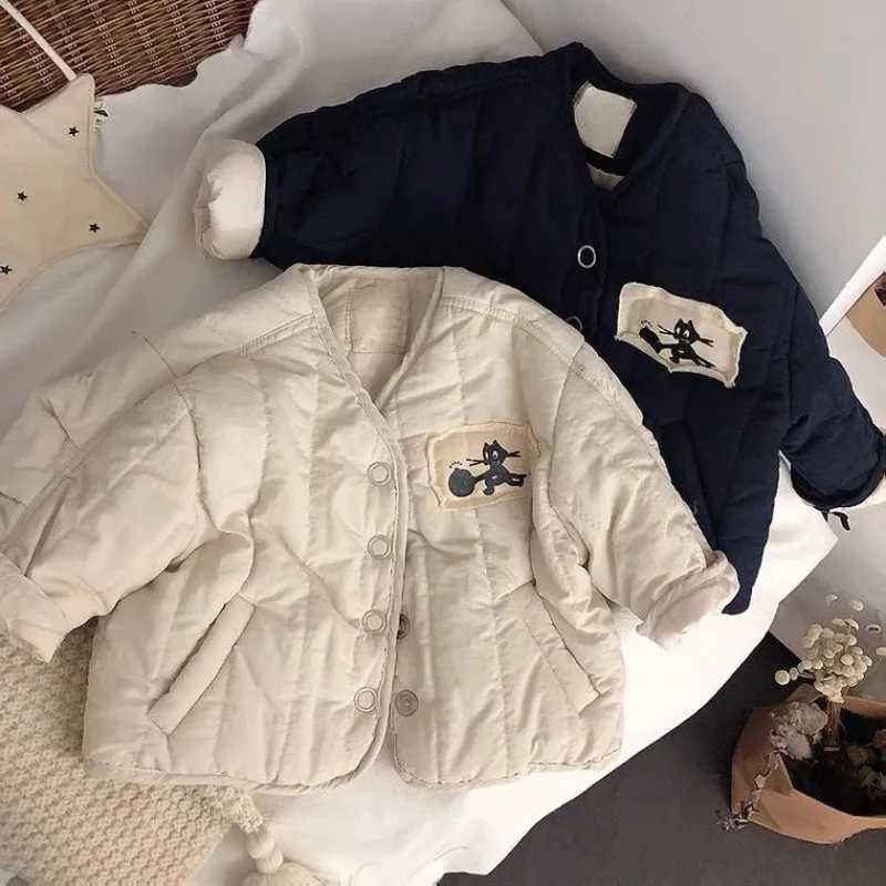 Korean Baby Winter Thin Light Single breasted Clothes Outerwear Boys Girls Autumn Jacket Fashion Children Padded Top Clothing Y251023