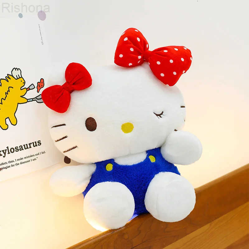 Sanrio 35cm Cartoon Hello Kitty Doll Hello Kitty Doll Pillow Plush Toy Christmas Event Gift KT Cat Large Doll Girl Gift H251205
