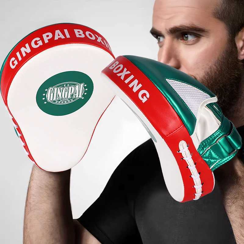 1 PCS Boxing Gloves Padded Hand Target Thickened Karate Muay Thai Gloves Five Fingers Hand Target Children Adult Boxer Training Y251023