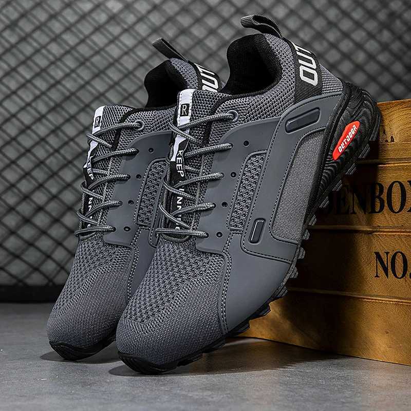 Men Hiking Shoes Outdoor Breathe Comfort Mesh Rebound Wearresistant Autumn Sports Travel Shoes 2025 New Walking Shoes for Men J251023