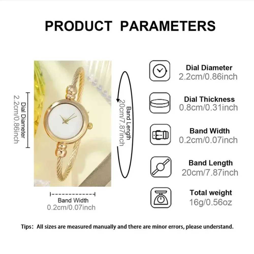 Watch for Women Small Gold Bangle Bracelet Luxury Watches Stainless Steel Ladies Quartz Wrist Watch Brand Casual Women RelojL251023