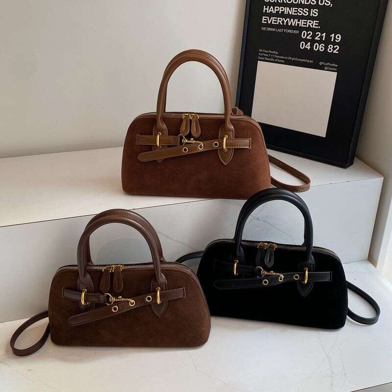 Shell Women's New Autumn And Winter Niche Design High-End Crossbody Versatile Hand-Held Small Bag