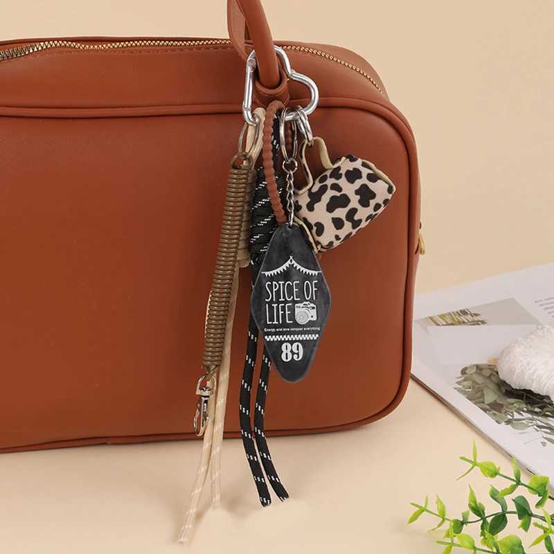 Bag Charm Handmade Nylon Rope Cute Key Chain Aesthetic Keychain Bag Accessories Charms for Handbag Backpack Car Z251023