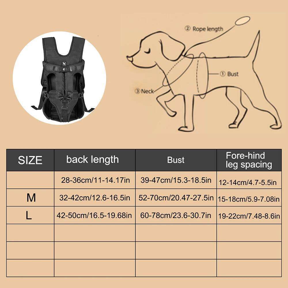 designer brand PC Pet Backpacks Adjustable Backpack Carrier Dog Front for Hiking Cycling