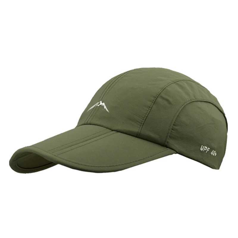 Waterproof Outdoor Sport Baseball Unisex Spring Summer Quick Drying Hat Breathab Foldab Cycling hat Sun ProtectionW251023