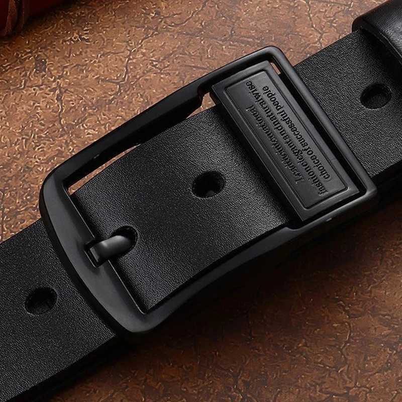 New leather mens retro belt fashionable metal alloy needle buckle adult luxury brand jeans business casual waist mens beltXJ251023