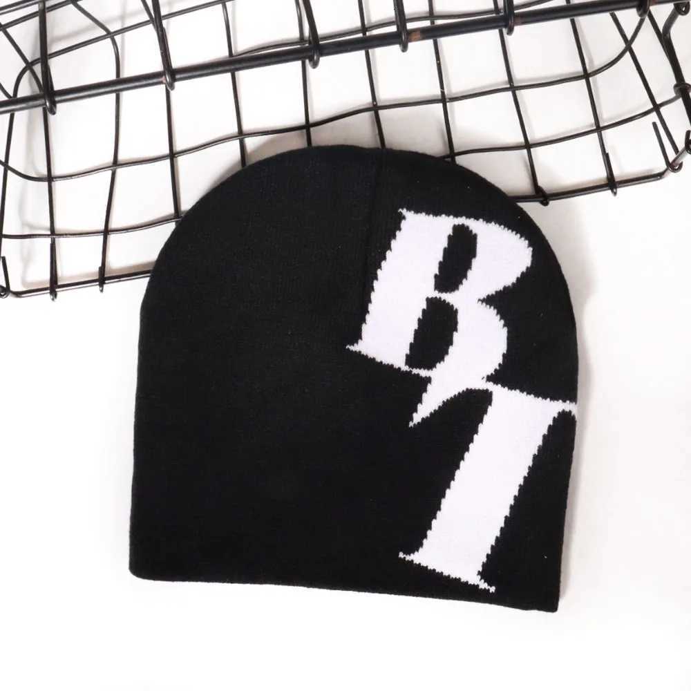 2025 Fashion Hat Knitting Beanies Goth s Men Wen Y2k Winter Pop Harajuku Vintage Warm Hip Hop UnisexW251023