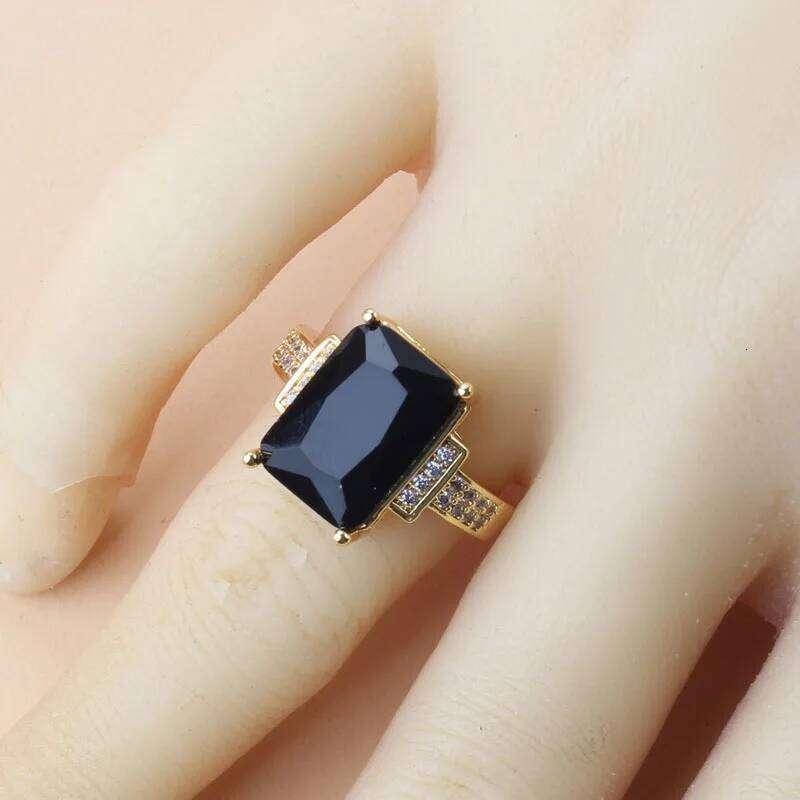 Arab Gold Color Jewelry Dubai Bridal Wedding Costume Black Zirconia Bracelet Clip Earrings African Necklace Sets For Women