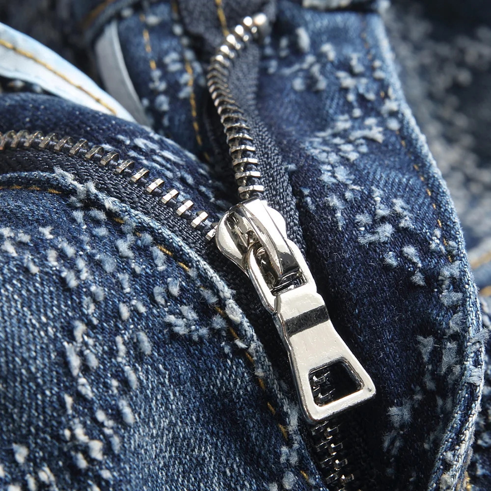 Mens Crystal Boot Cut Denim Jeans Rhinestone Slim Flared Stretch Pants Streetwear Good Quality Blue Cotton Trousers 251021