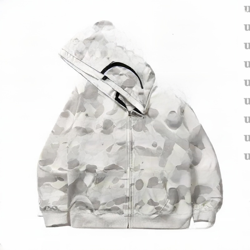 High Quality Mens Hoodies Designer Hoodie Men Shark Print Hoodie Designer Hoodie Jacket Tracksuit Men Polo Veste Coat Fashion Hooded Long Sleeve Zip U