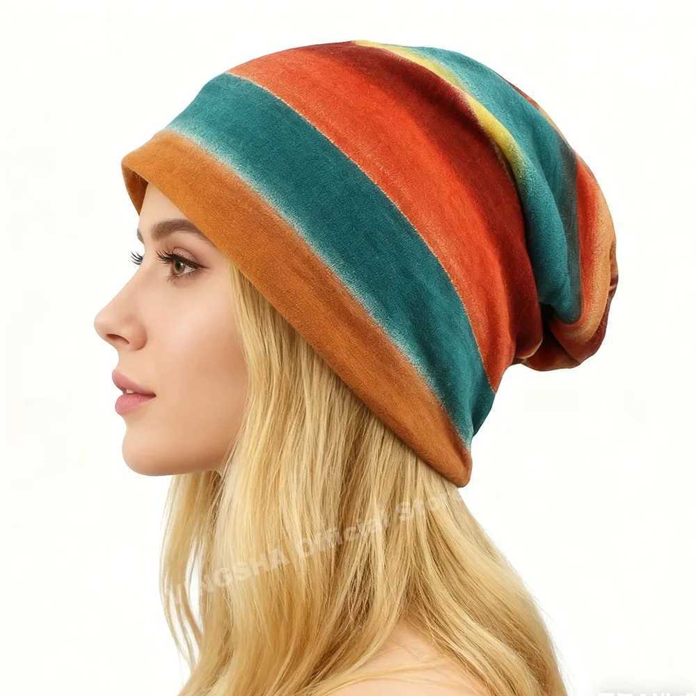 Unisex Autumn Spring Dualuse Skullies Beanies Soft Warm Chemo Hats for Ladies Thin Girl Scarf Loss Alopecia Feminino M91204XJ251023