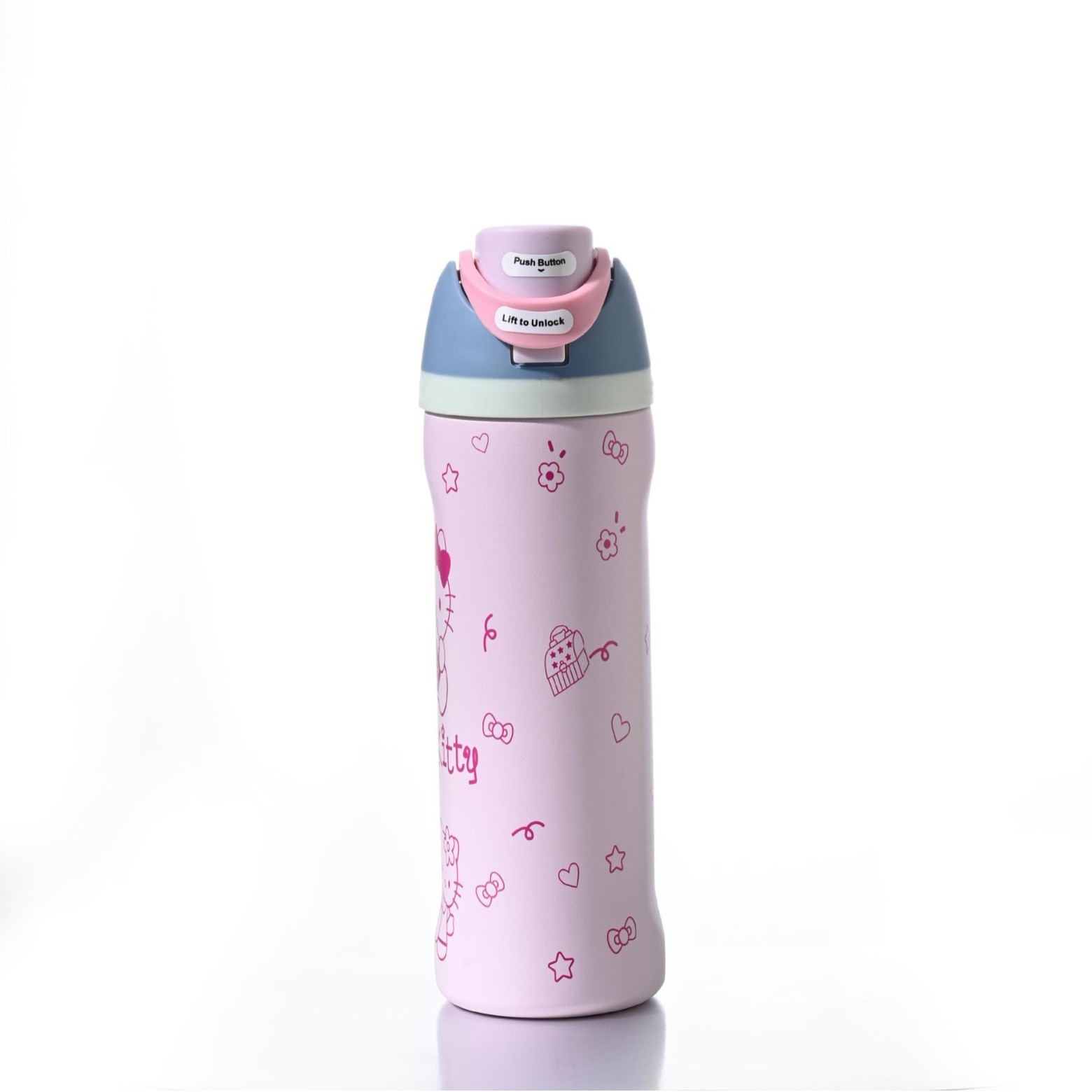 Designer Cups 24oz 32oz Large Capacity Tumblers Insulated Cup Outdoor Sports BowTie and Blue Pink Bows Water Bottles Portable Handhold Travel Car Mugs