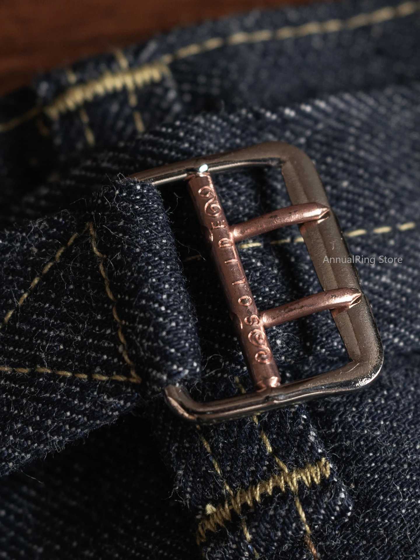 Rugged Bronson 37801XX Raw Selvedge Denim Jeans Indigo Straight Leg Slightly Cropped Fit Mens Trousers C251023