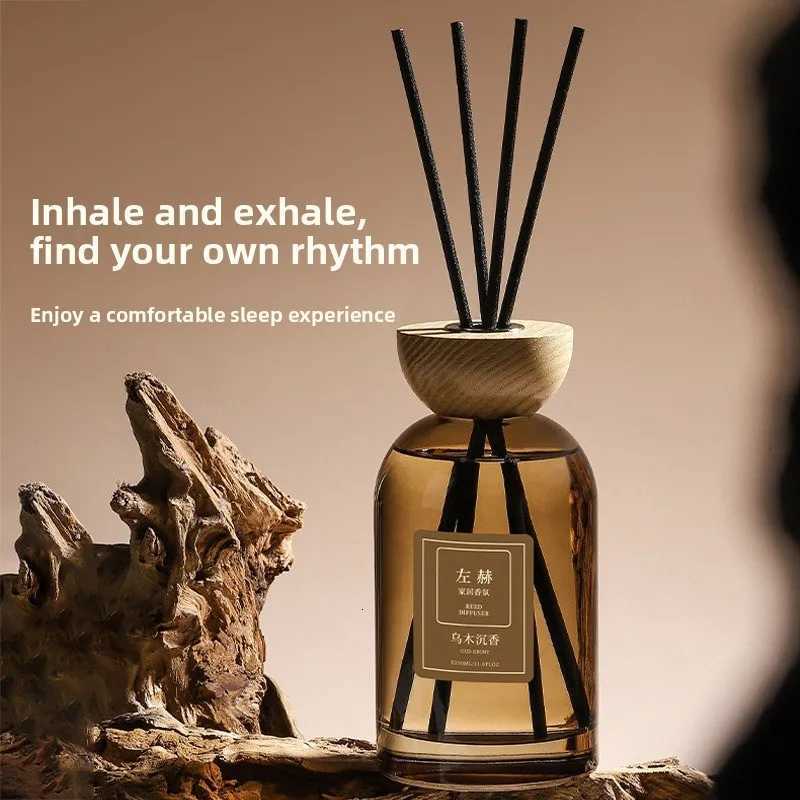 Premium Oud Agarwood Reed Diffuser for BathroBedro Luxury Flameless AirFreshener with Natural Essential OilLongLa Y251023