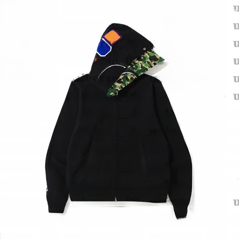 High Quality Mens Hoodies Designer Hoodie Men Shark Print Hoodie Designer Hoodie Jacket Tracksuit Men Polo Veste Coat Fashion Hooded Long Sleeve Zip U