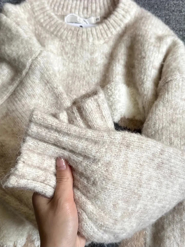 Cute Cat Knitted Sweater Women Y2K Korean Loose Soft Lazy Style Warm Pullover Fashion Autumn Warm All Match O Neck Jumpers 251023