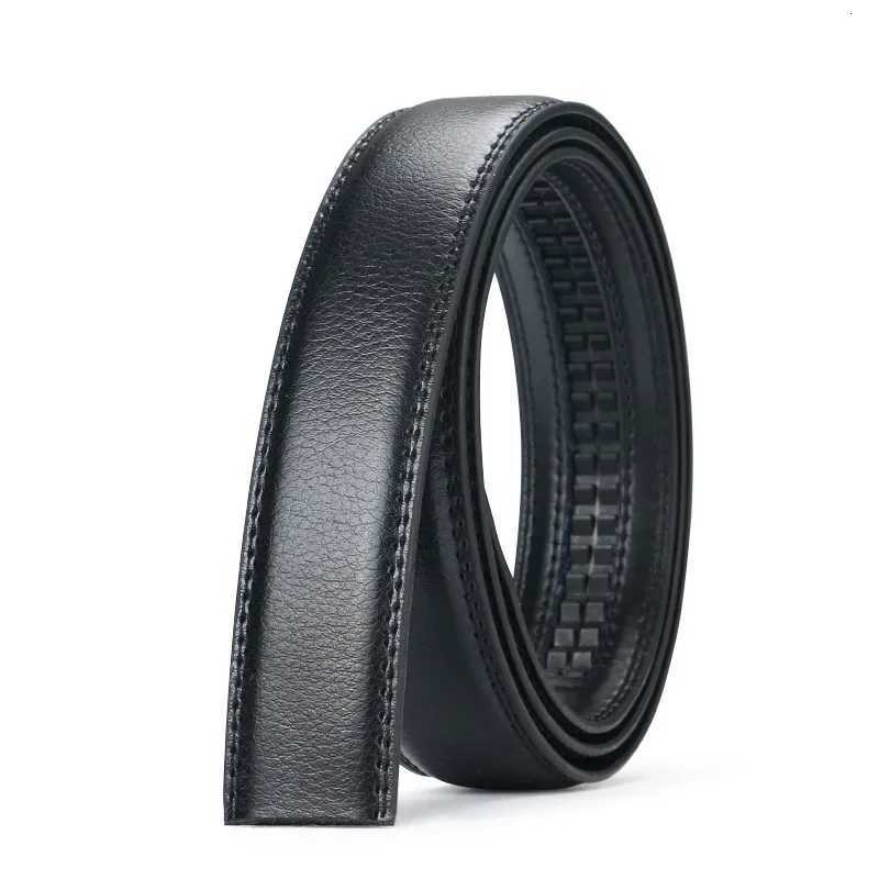Men No Buckle 35cm Wide 130 140 150 160 170 cm Large Plus Size Belt Straps No Buckle for Automatic Buckle Genuine Leather BeltsXJ251023
