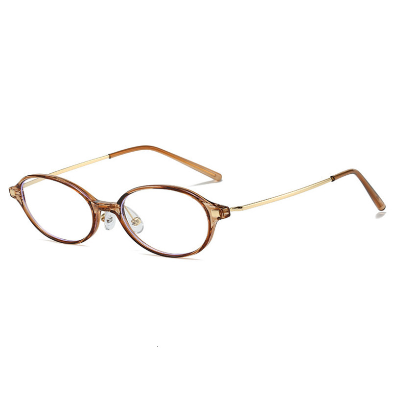 Anti-Blue Light Non-Prescription Metal Personality Prescription Glasses Frame 2024 New Model