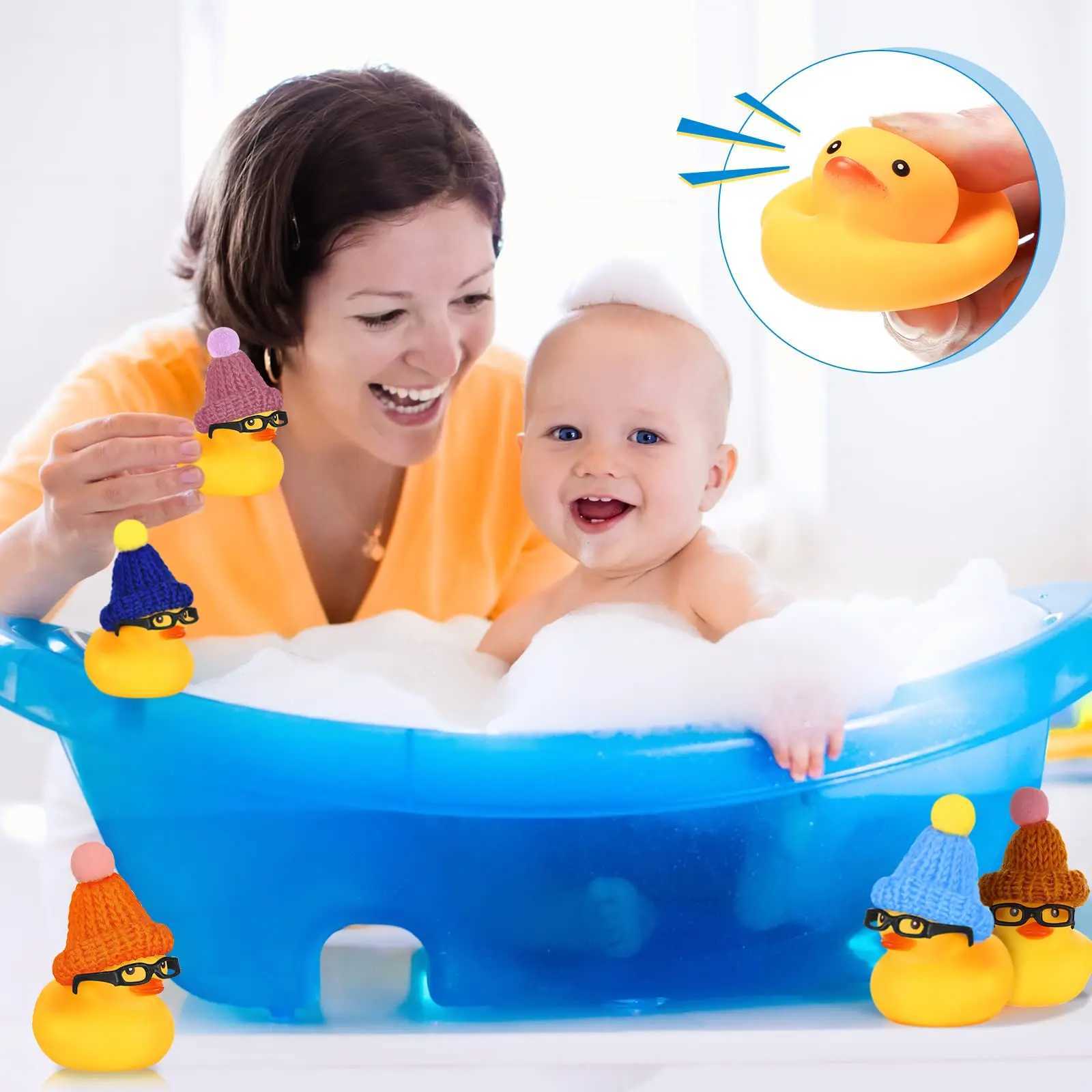 10100pcs Mini Rubber Ducks with Sunglasses Hats Cruise Rubber Ducks in Bulk Gift Small Bathtub Toy for Party Favor J251023