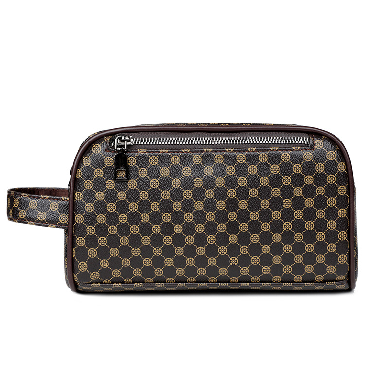 New Men Holding A Package Printing Large Capacity Fashion Handbag Multilayer Receive Receive Bag Wholesale Business And Leisure Travelers 2025s hot