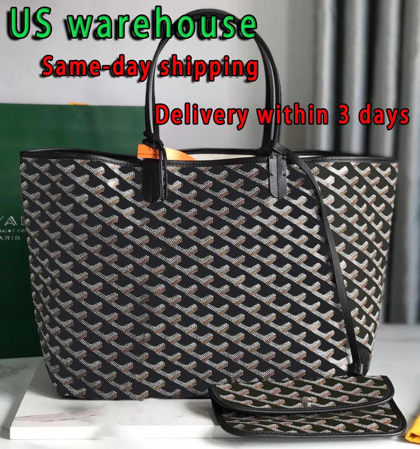 Tote Bag Designer Bag Luxury Bag Women High End Black And Green Tote Bag With Letter Printing Large Capacity Letter Bag Single Shoulder Handbag Shopping Bags