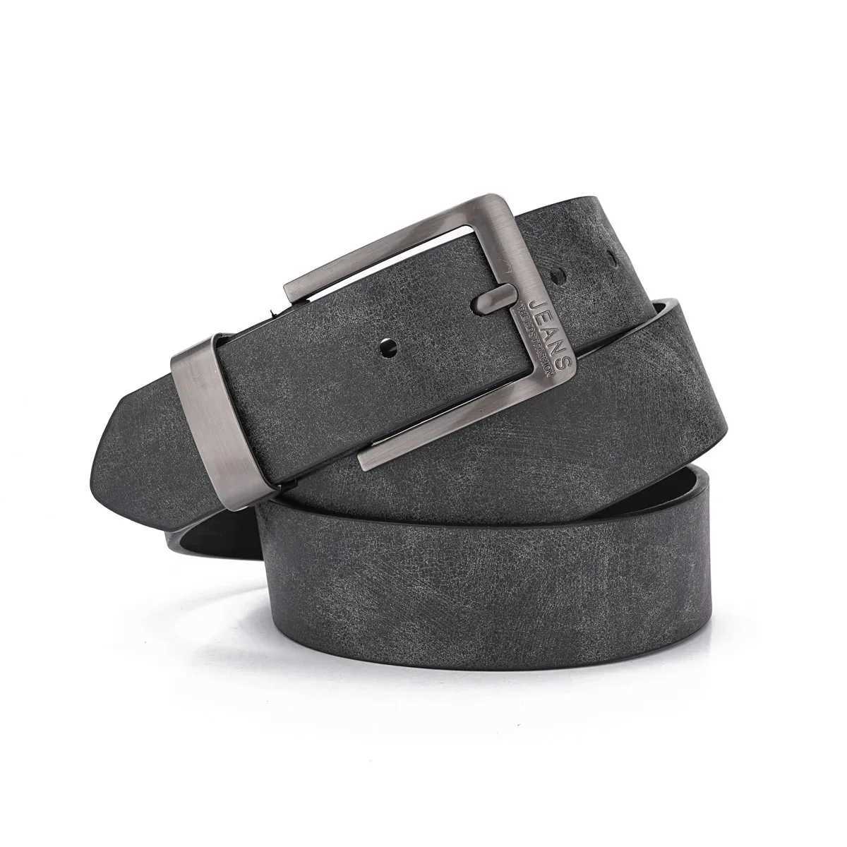 2025 New Mens HighQuality PU Leather Belt Metal Pin Buckle Leisure Business Waistband Fashion Male Accessory Designer Belt XJ251023