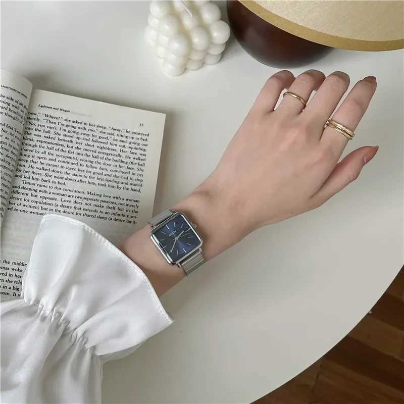 Luxury Women Square Watch Stainless Steel Adjustable Strap Fashion Gift Ladies Quartz Wristwatch Dropshipping Relojes Para MujerL251023