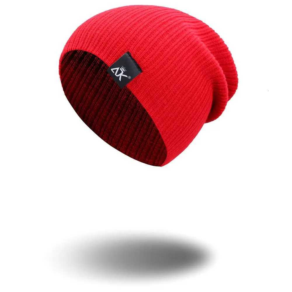 Autumn Winter New Beanies for Wen Men Warm Knitted Hats Fa Baggy Warmer Bonnet Ladies Soft CfortabW251023