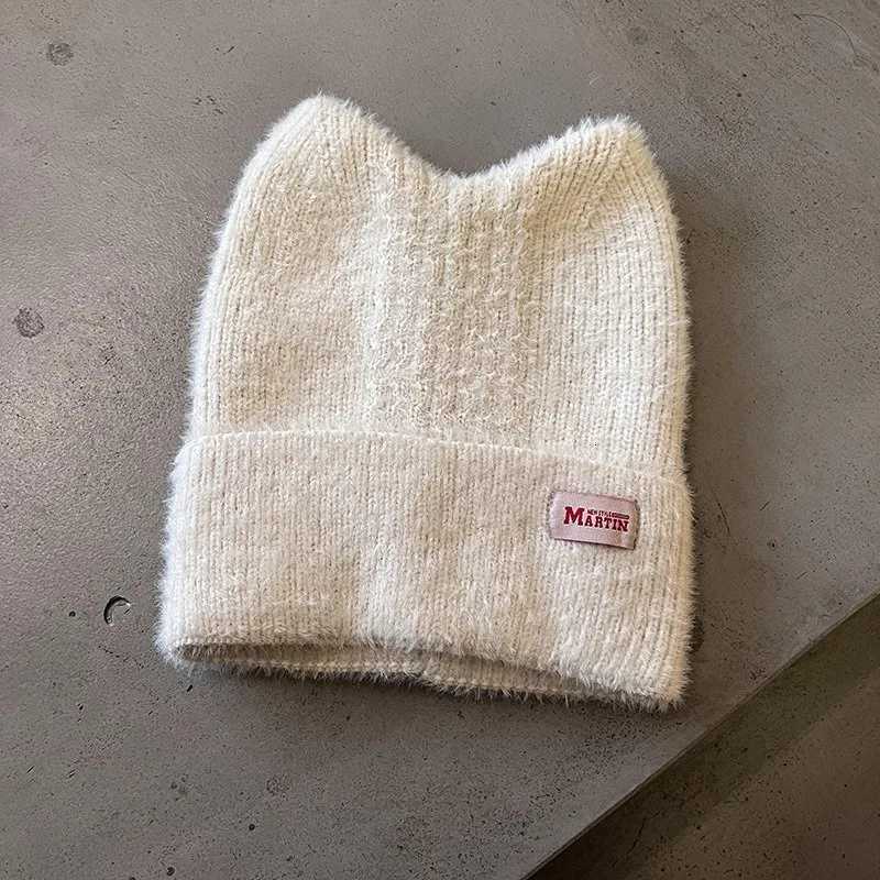 Cozy Rabbit Ear Knit Beanie for Women Ultra Soft Winter Hat Cute Christmas Gift Idea Stretchy Slouchy CapXJ251023
