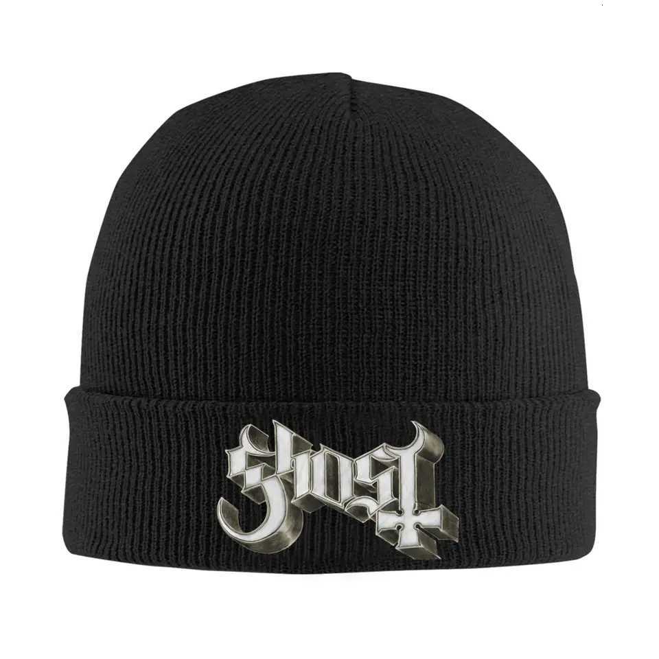 Ghost Band Hat Autumn Winter Skullies Beanies Street Cap Men Women Acrylic Knitted CapsXJ251023