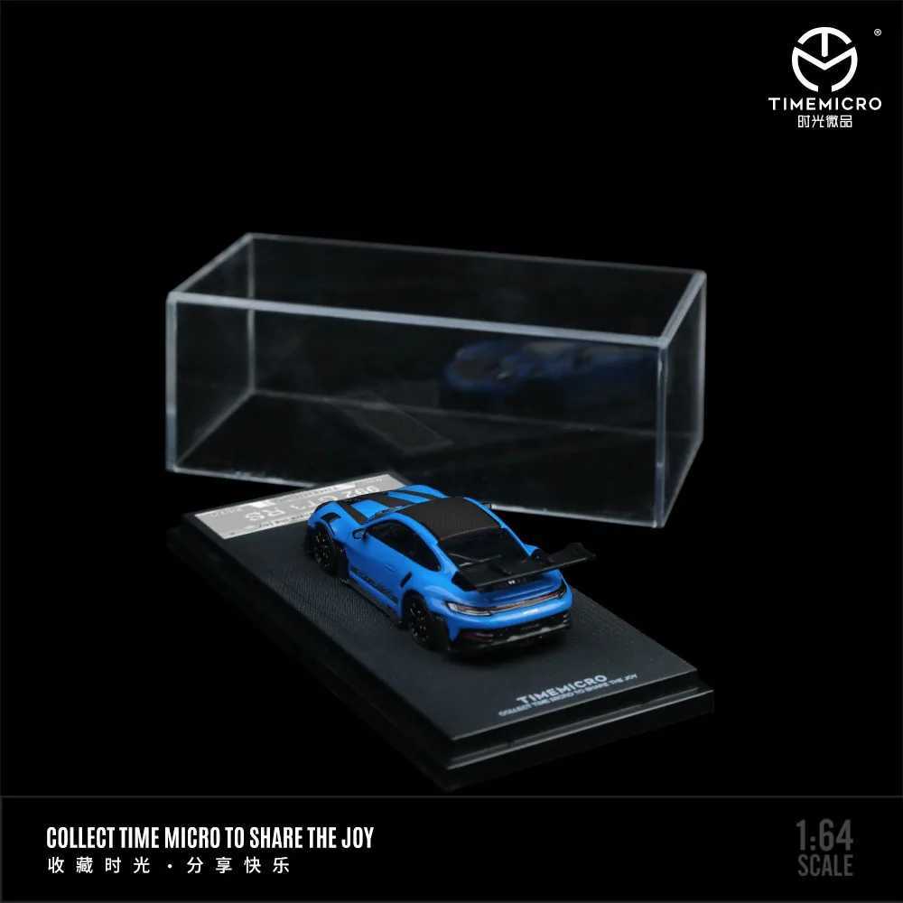 TIME MICRO 992 GT3 RS Blue Painting Simulation Alloy Car Model for Collection Display GiftT251023