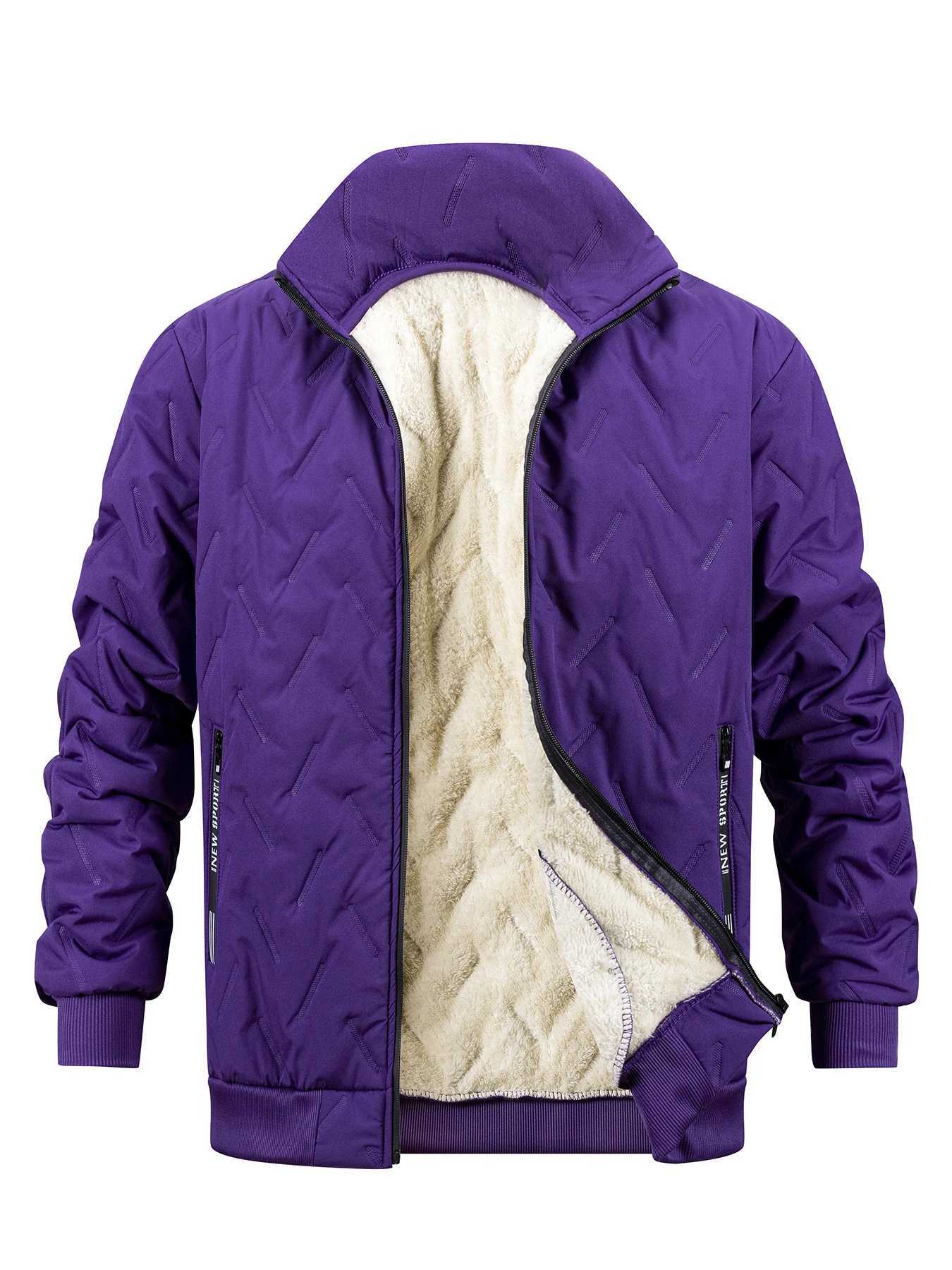 2025 High Quality Winter Mens Zipper Knitted Long Sleeved Jacket Warm Thicken Fleece stand collar Top Casual Fashion Coat W251023