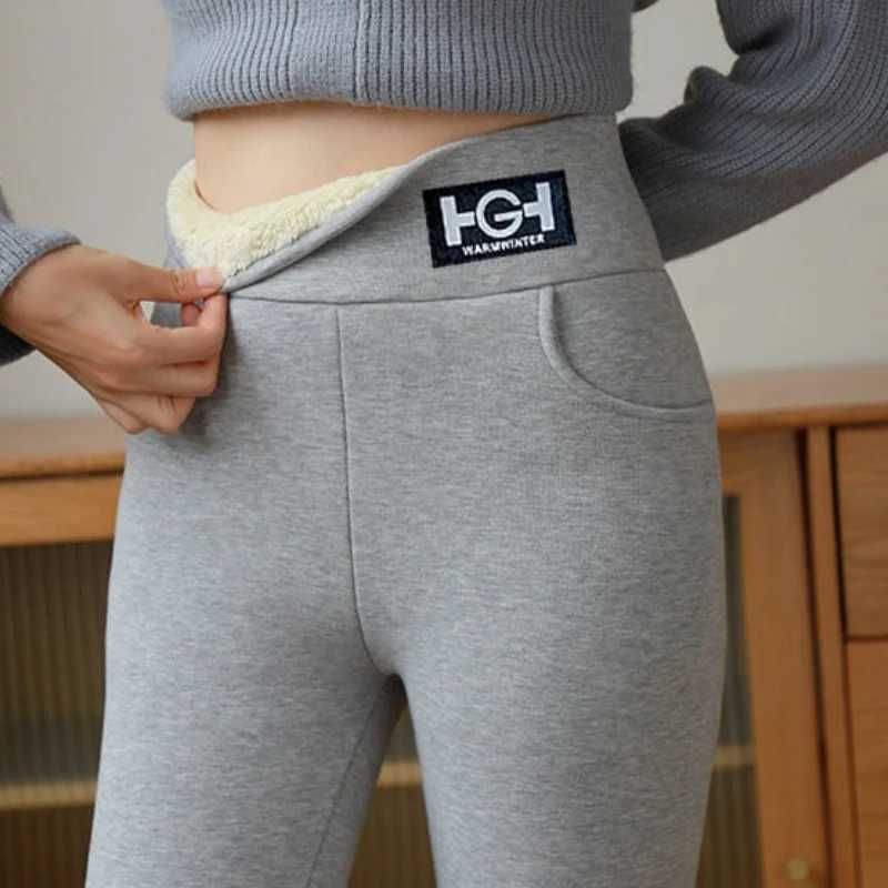 Womens Fleece Lined Thermal Leggings Winter Warm Tights NoSlip Waistband Outdoor Streetwear Yoga Pants High Density PlushT251023